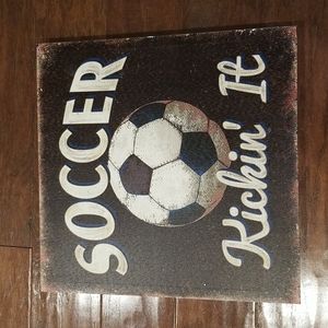 Soccer Ball Canvas Wall Art